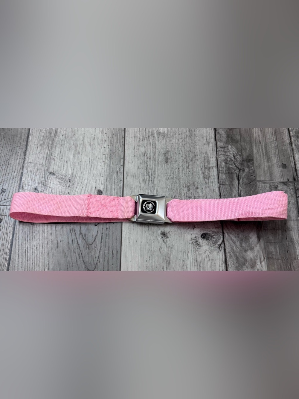 Seatbelt Cadillac Car Pink Buckle Down Fashion Belt